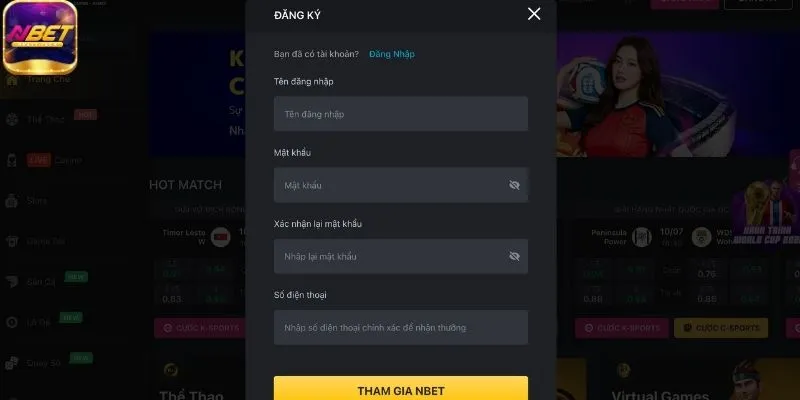 Cách đăng ký NBET chi tiết từng bước
