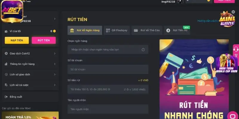 Khám phá hướng dẫn NBET về nạp rút